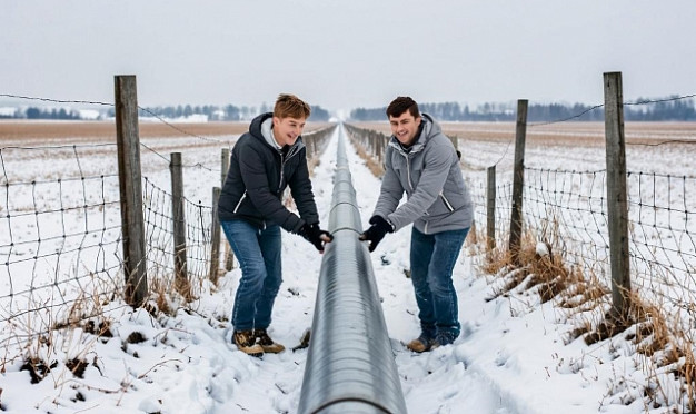 Двое жителей Вичуги стащили водопроводную трубу через дыру в заборе